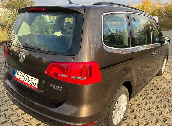 Volkswagen Sharan cena 44900 przebieg: 356780, rok produkcji 2014 z Poznań małe 154